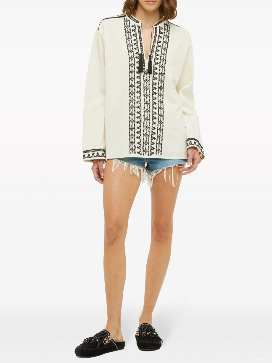 Cheap shirt Alanui Women tassel-detail 0805